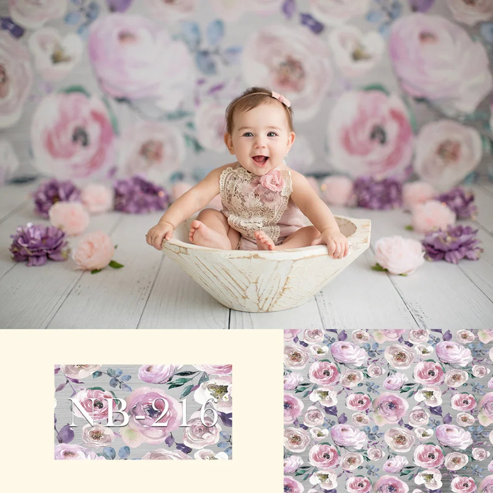 KMK - Purple Spring watercolour backdrop