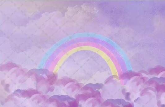 KMK - Rainbow Clouds Backdrop