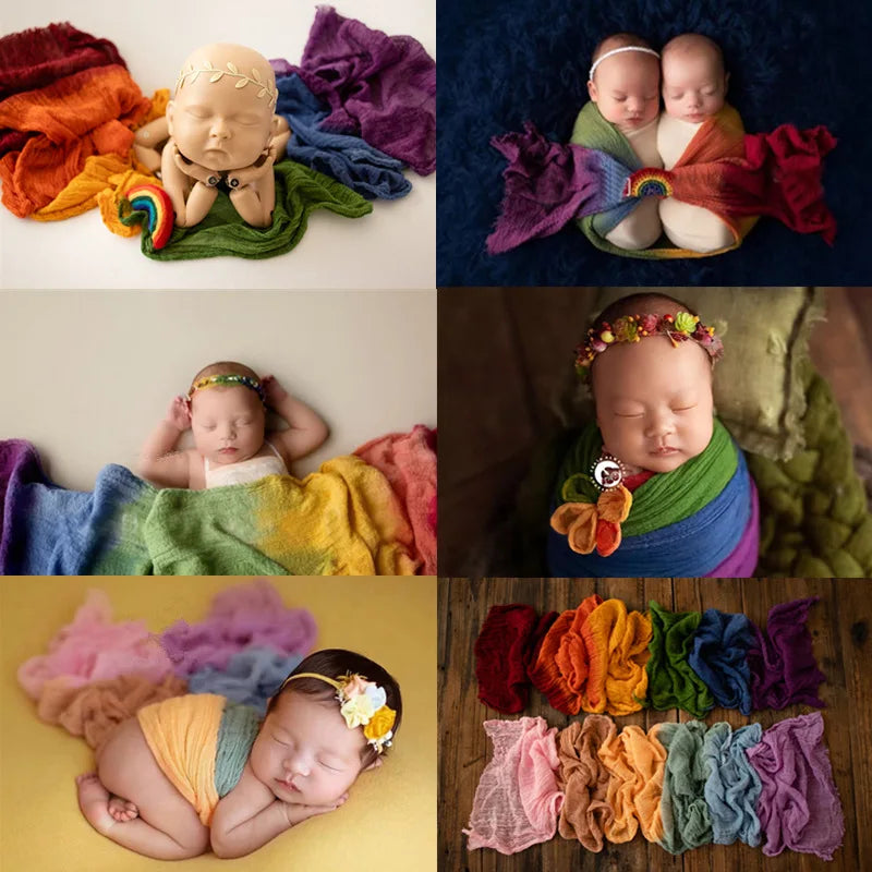 KMK - Rainbow cheesecloth wrap