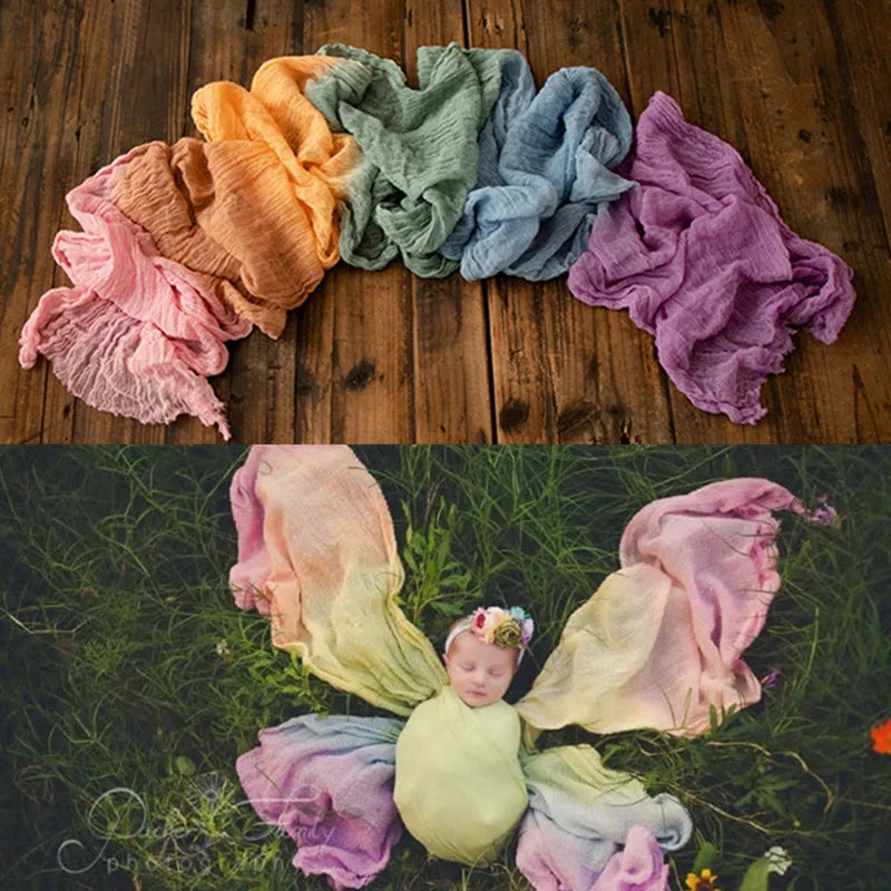 KMK - Rainbow cheesecloth wrap