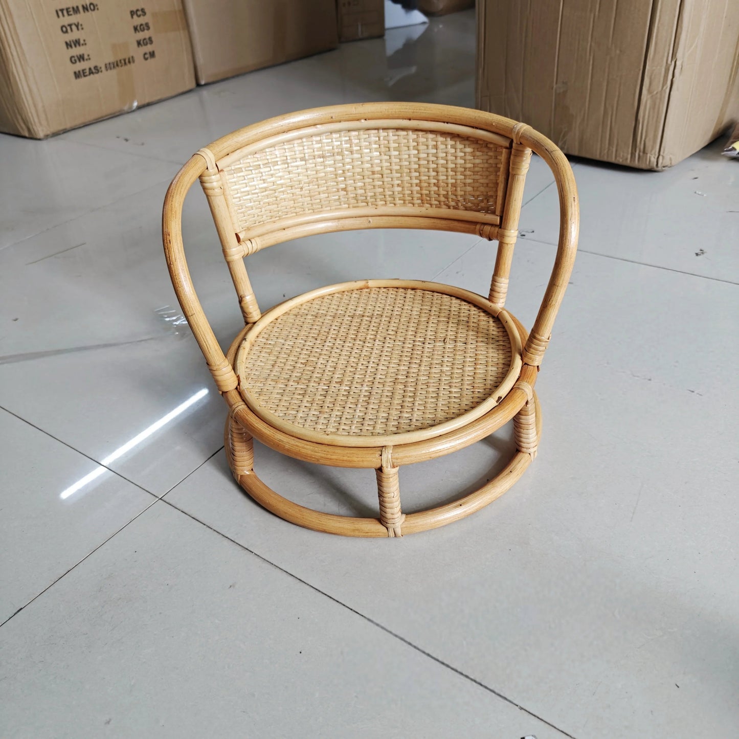 KMK - Rattan Newborn Chair Prop