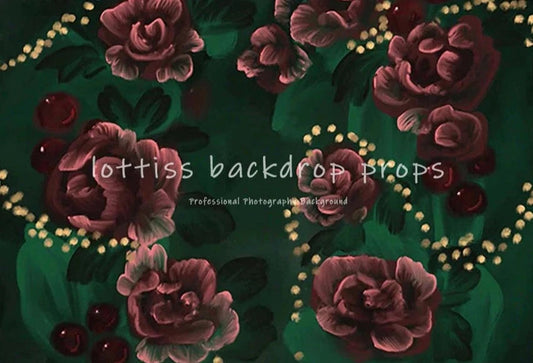 KMK - Rose Flower Wall Backdrop