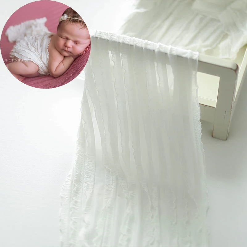 KMK - Ruffle Stretch Fabric Wrap