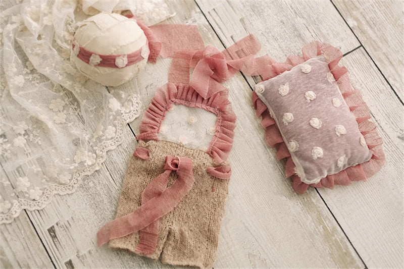 KMK - Ruffles Outfits Headband Posing Pillow Set