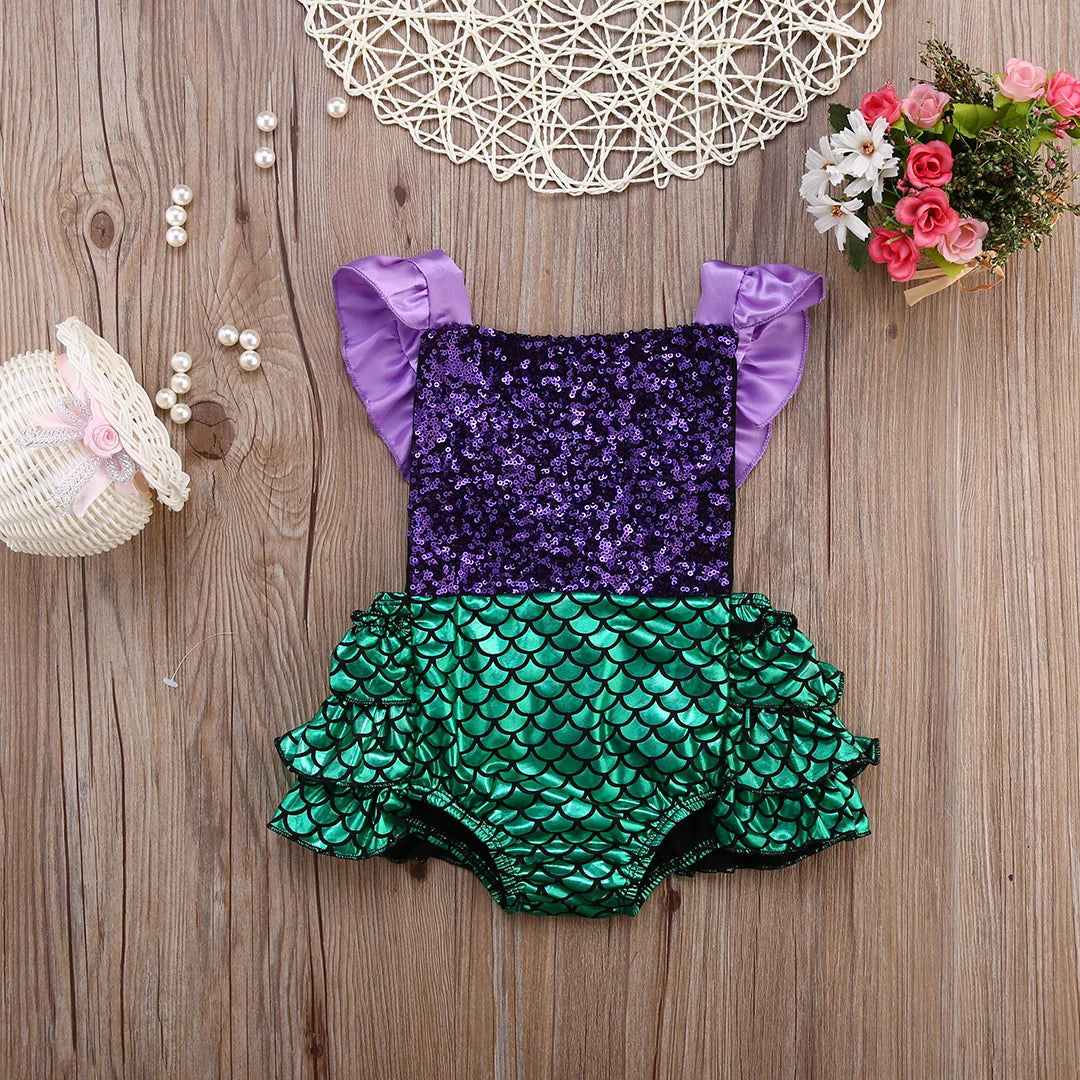 KMK - Sequin Mermaid Romper