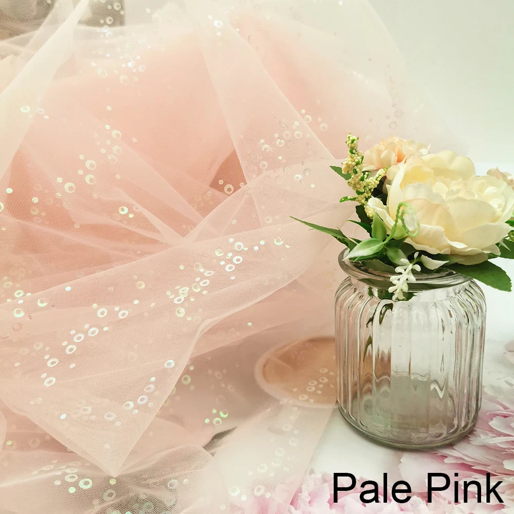 KMK - Sequin Tulle Glitter Fabric