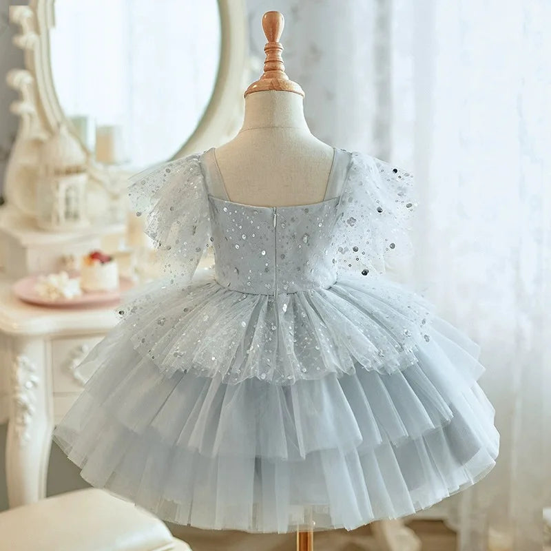 KMK - Sequin Tulle Party Dress