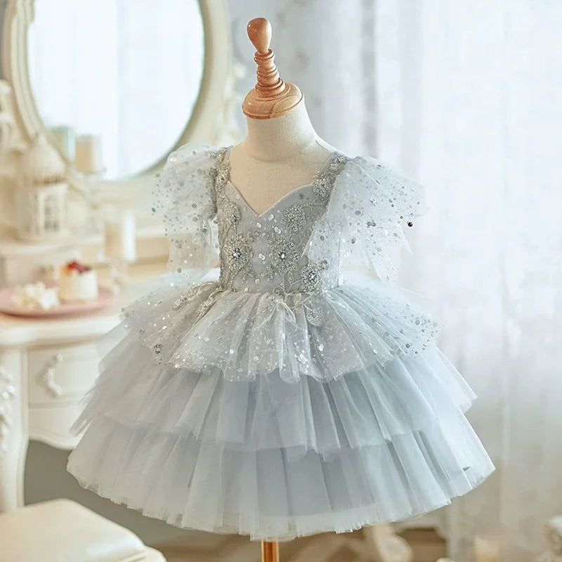 KMK - Sequin Tulle Party Dress