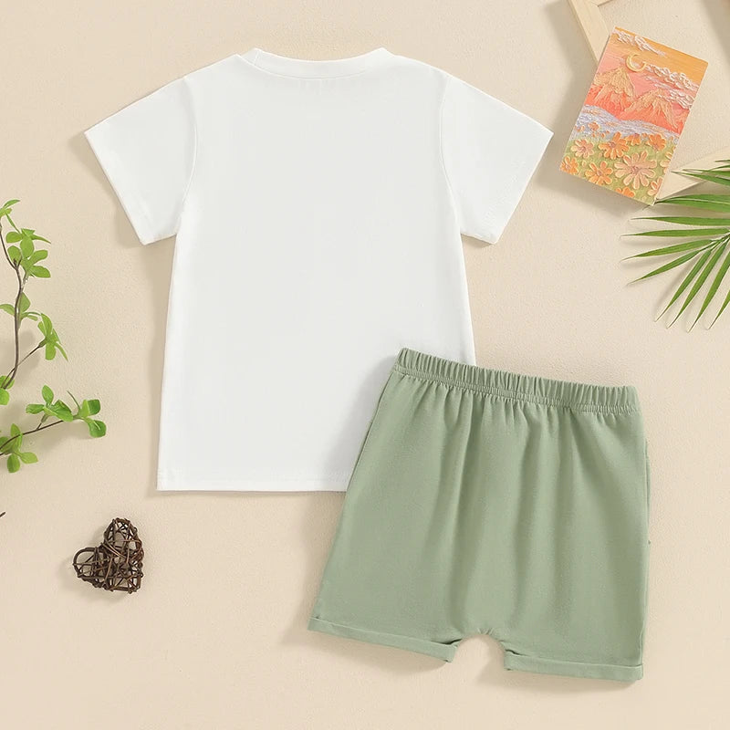 KMK - Short Sleeve Birthday Outfit Set