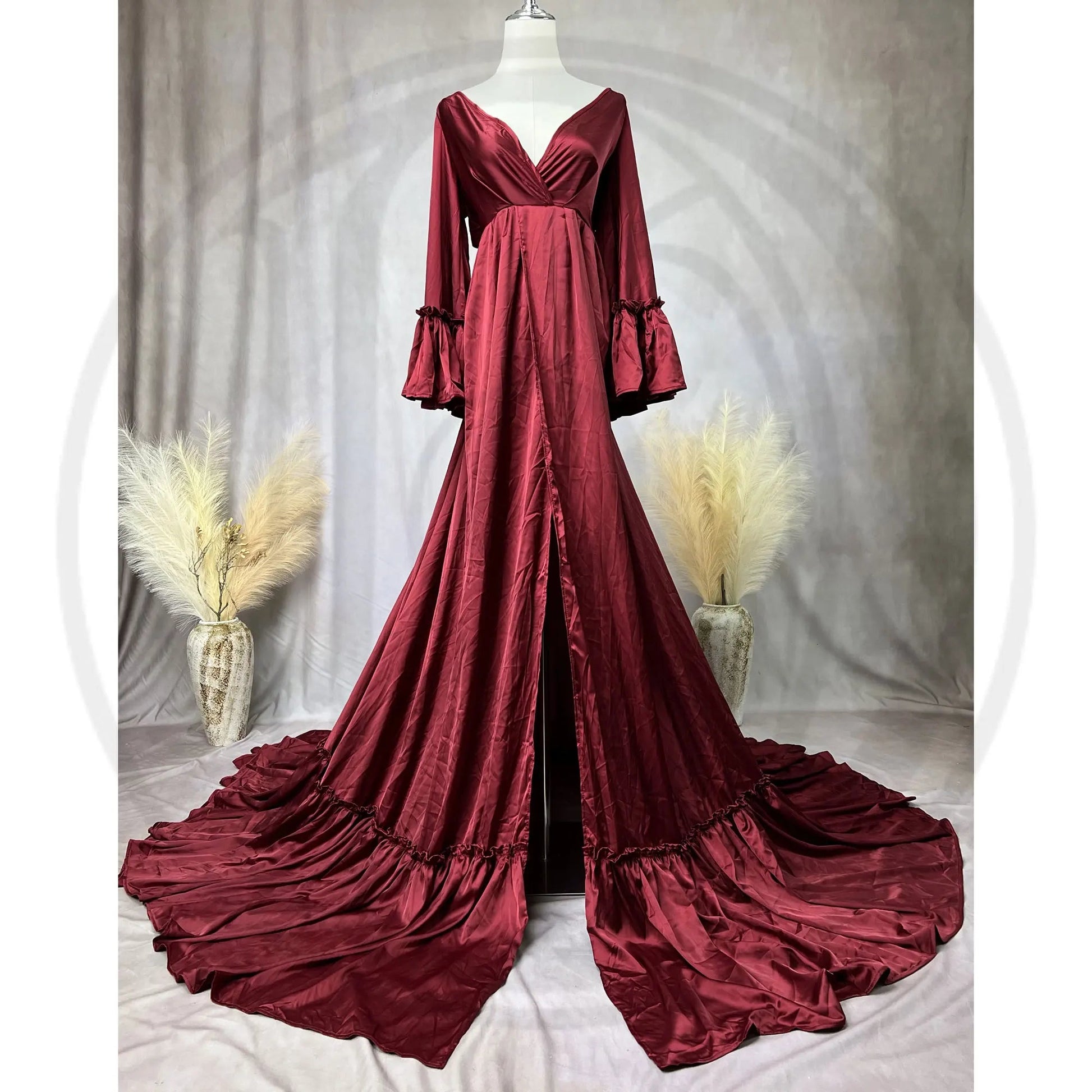 KMK - Silky Maternity Gown