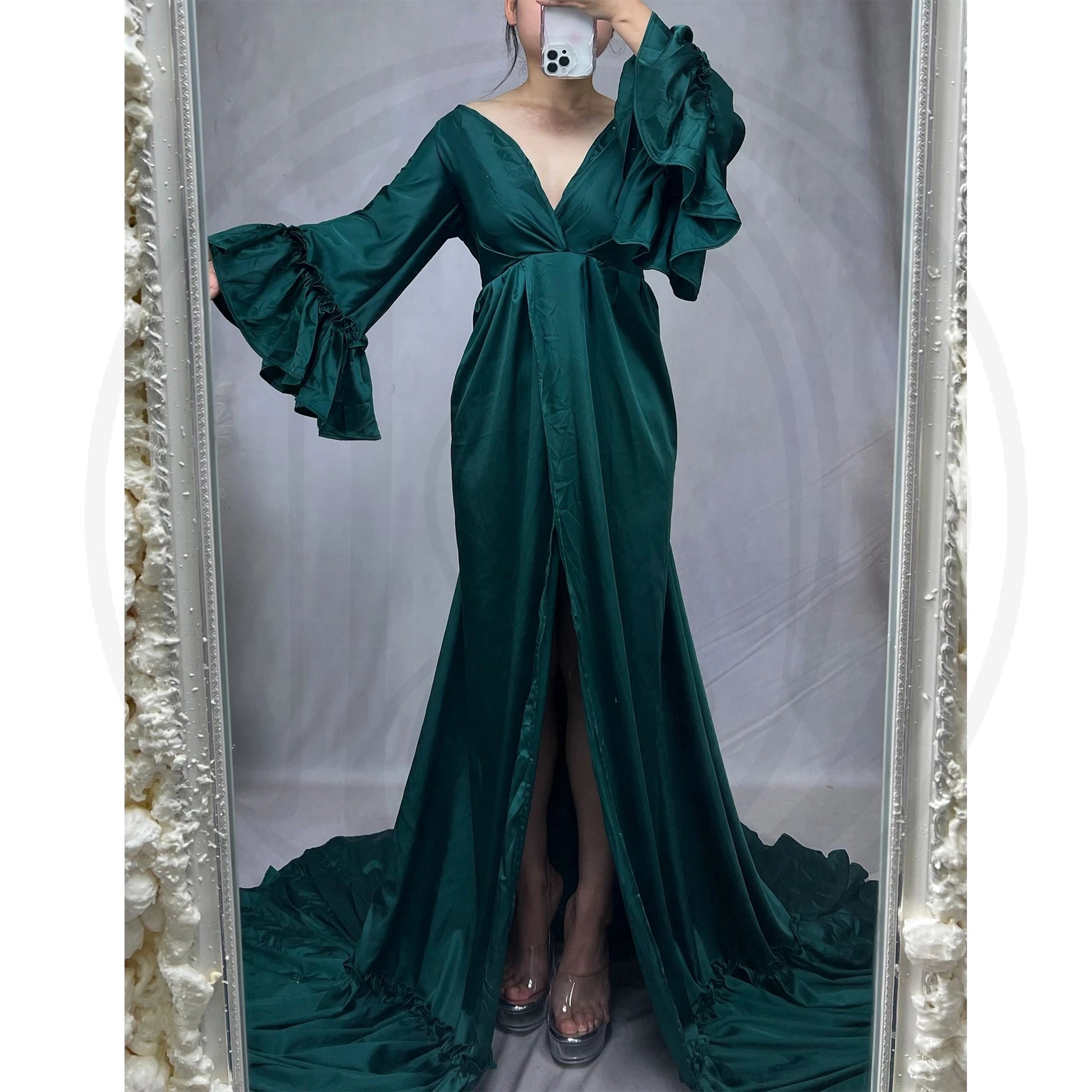 KMK - Silky Maternity Gown