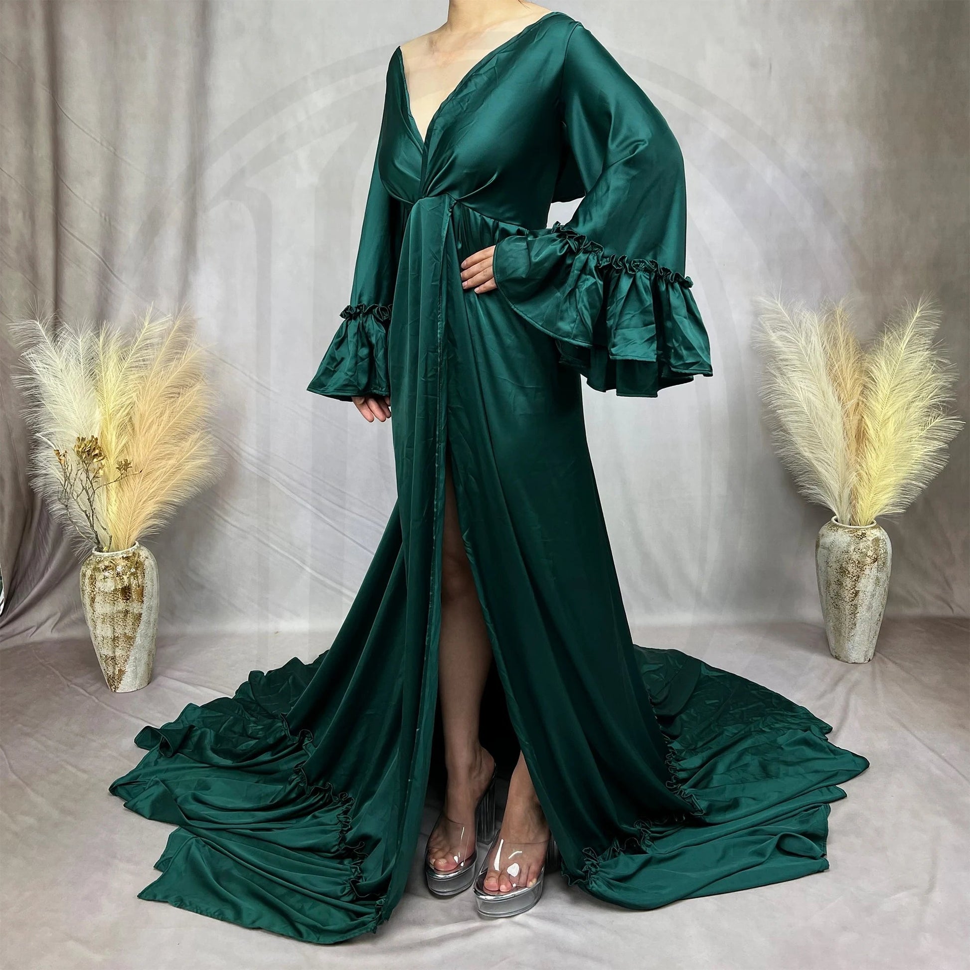 KMK - Silky Maternity Gown