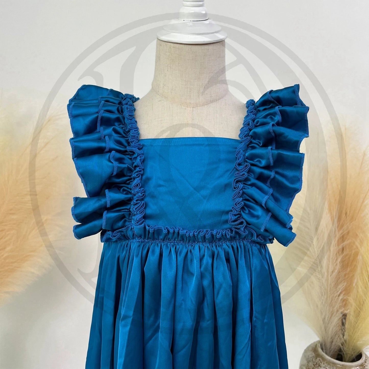 KMK - Silky Ruffle Princess Dress