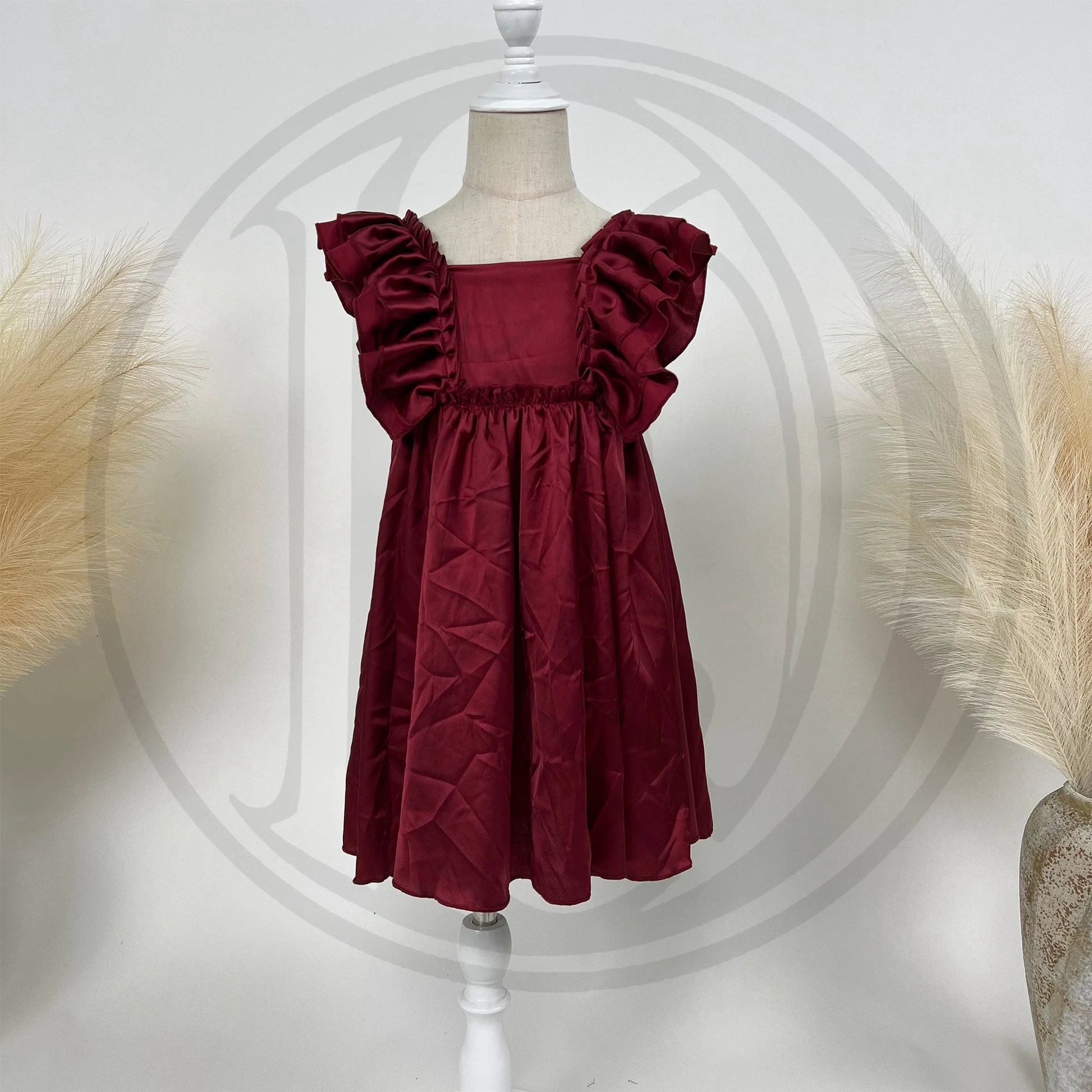 KMK - Silky Ruffle Princess Dress