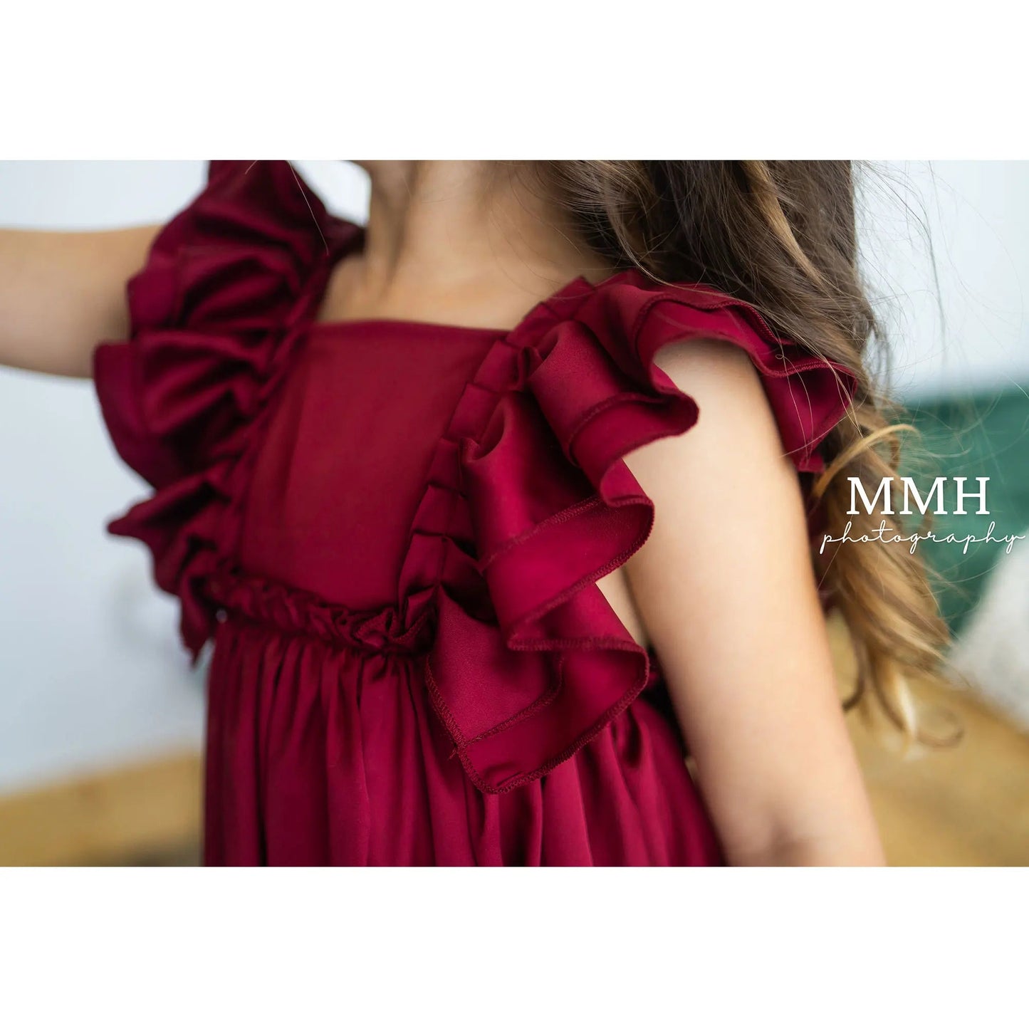 KMK - Silky Ruffle Princess Dress