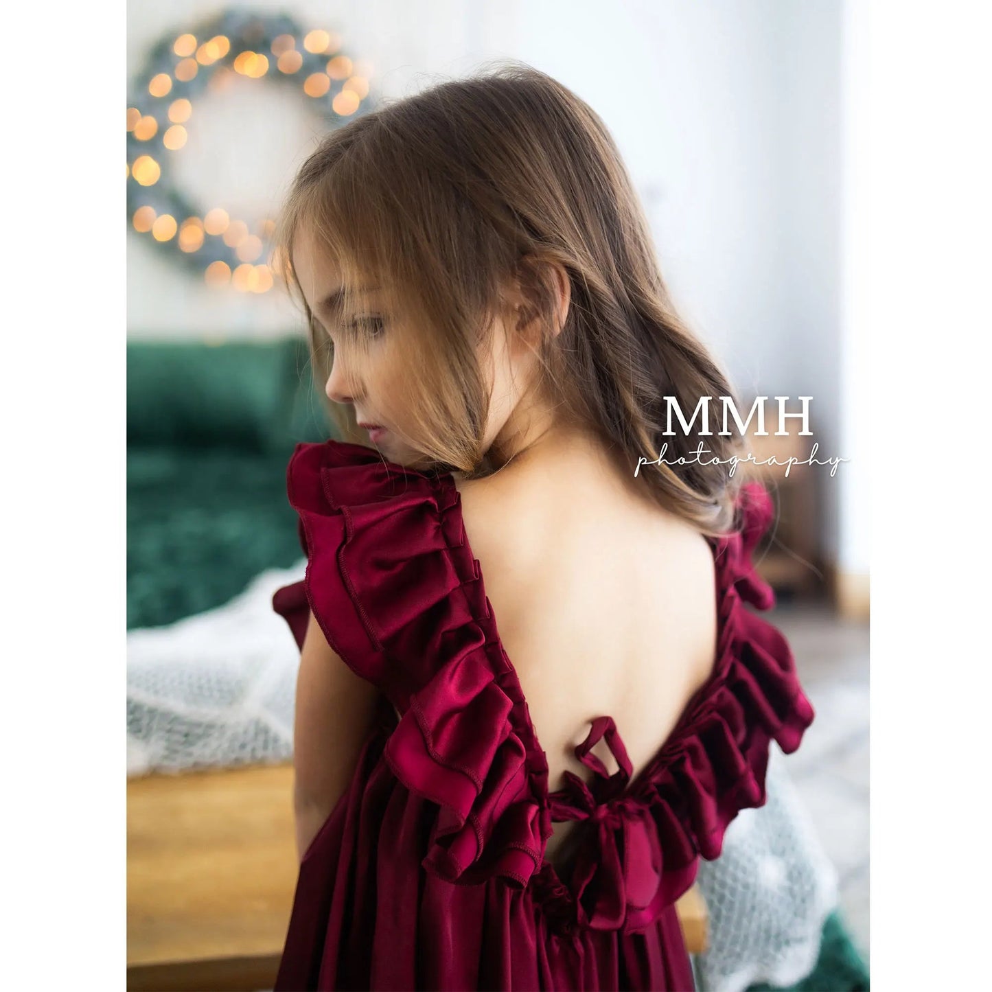 KMK - Silky Ruffle Princess Dress