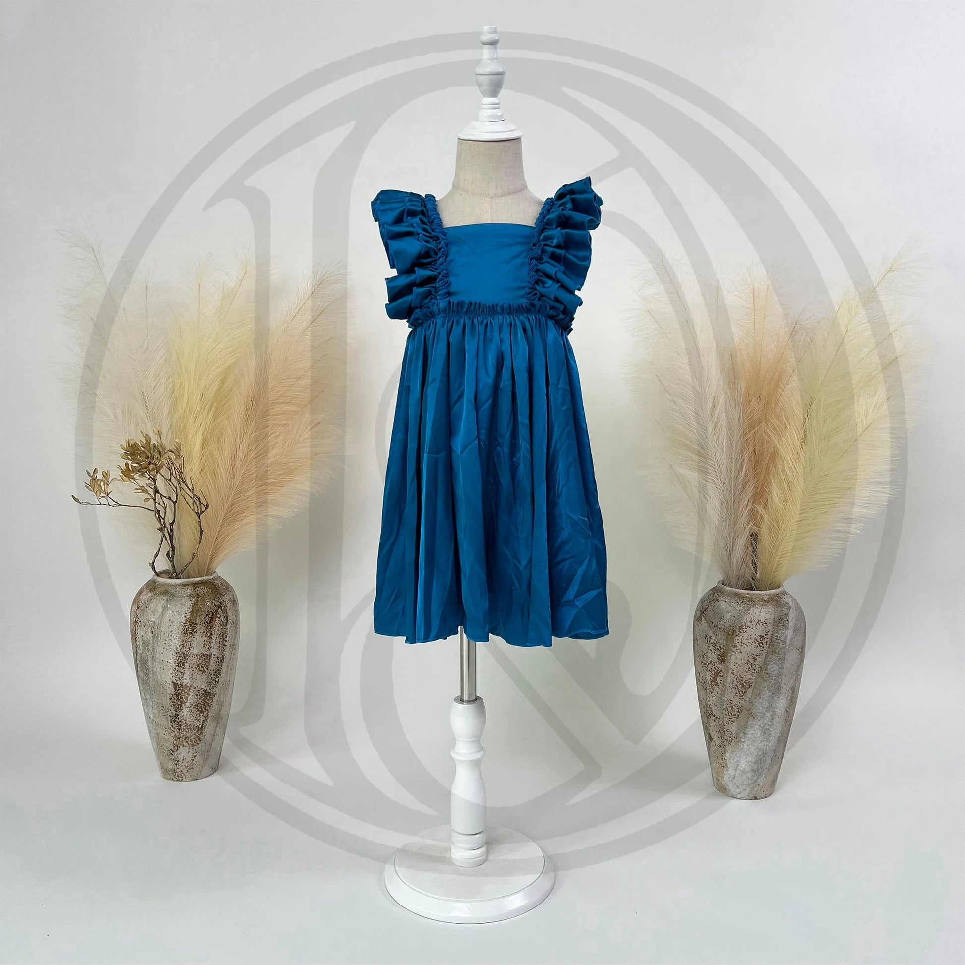 KMK - Silky Ruffle Princess Dress