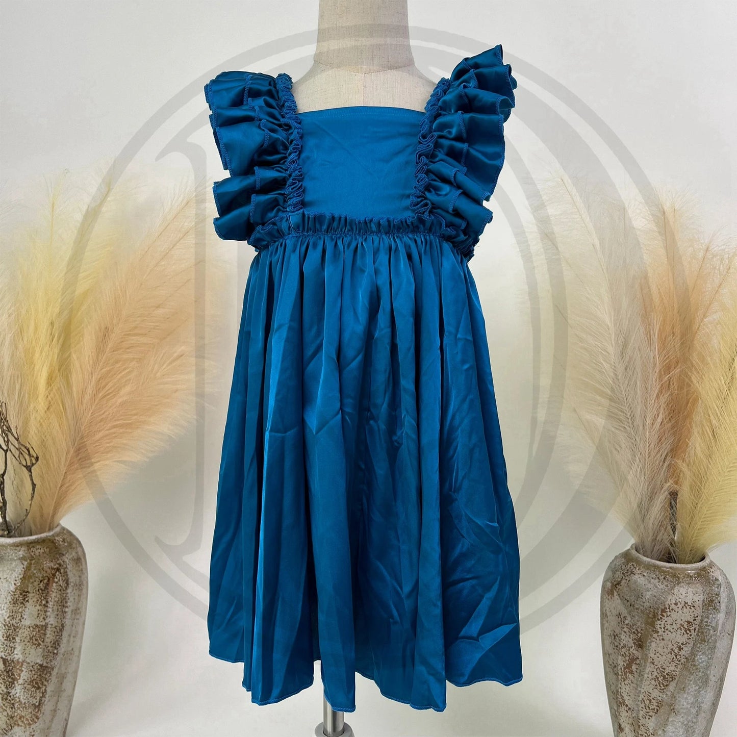 KMK - Silky Ruffle Princess Dress