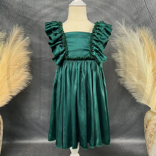 KMK - Silky Ruffle Princess Dress