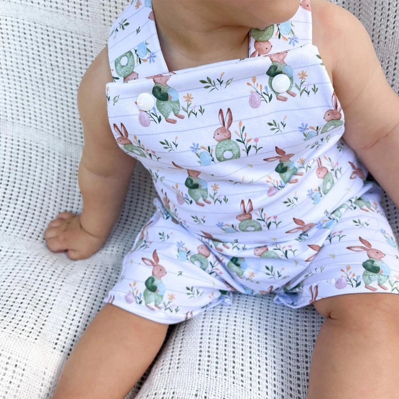 KMK - Sleeveless Bunny Easter Romper