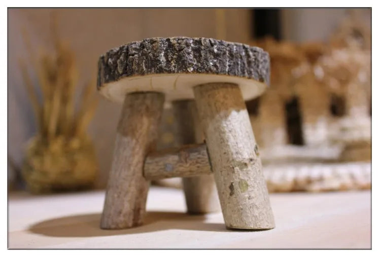 KMK - Small Wooden Stool