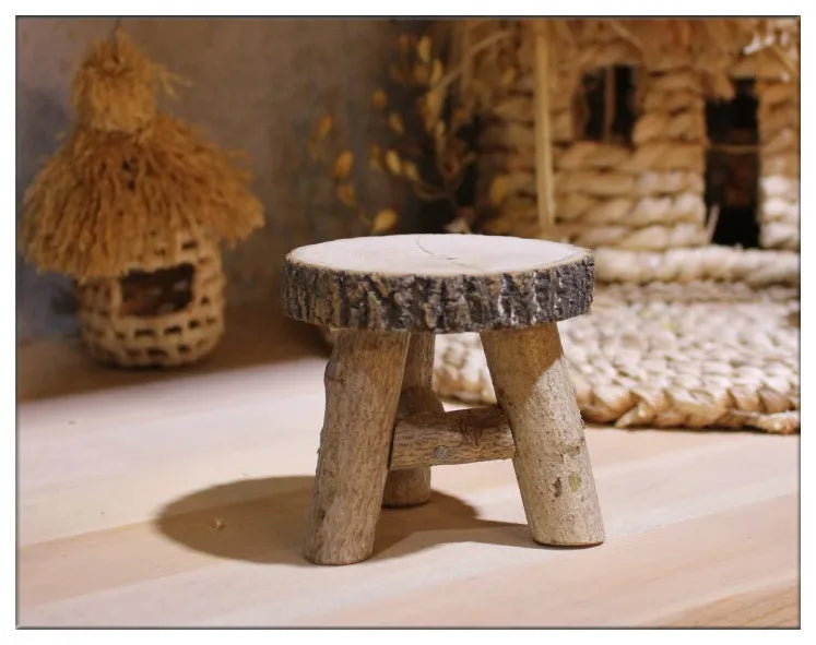 KMK - Small Wooden Stool