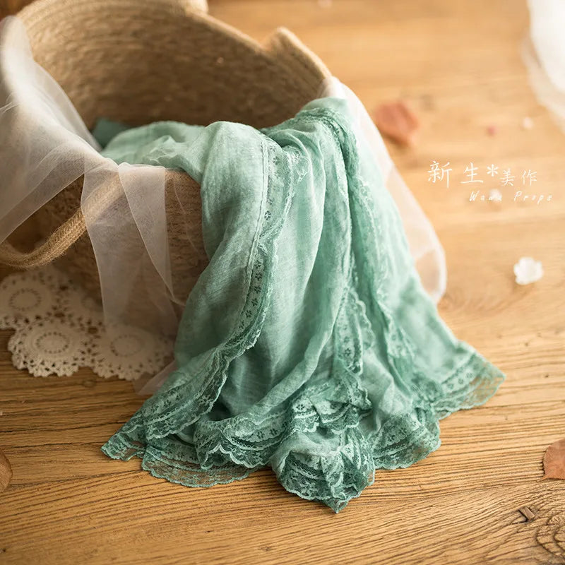 KMK - Soft Lace Cotton wrap - assorted colours