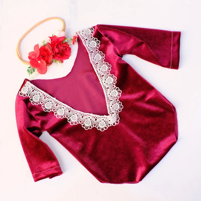 KMK - Soft Romper+Headband 2Pcs/set