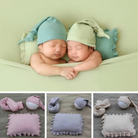 KMK - Soft Stretchy Wrap + Hat + Pillow