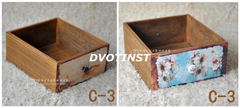 KMK - Solid Wood Drawer Bucket - assorted designs