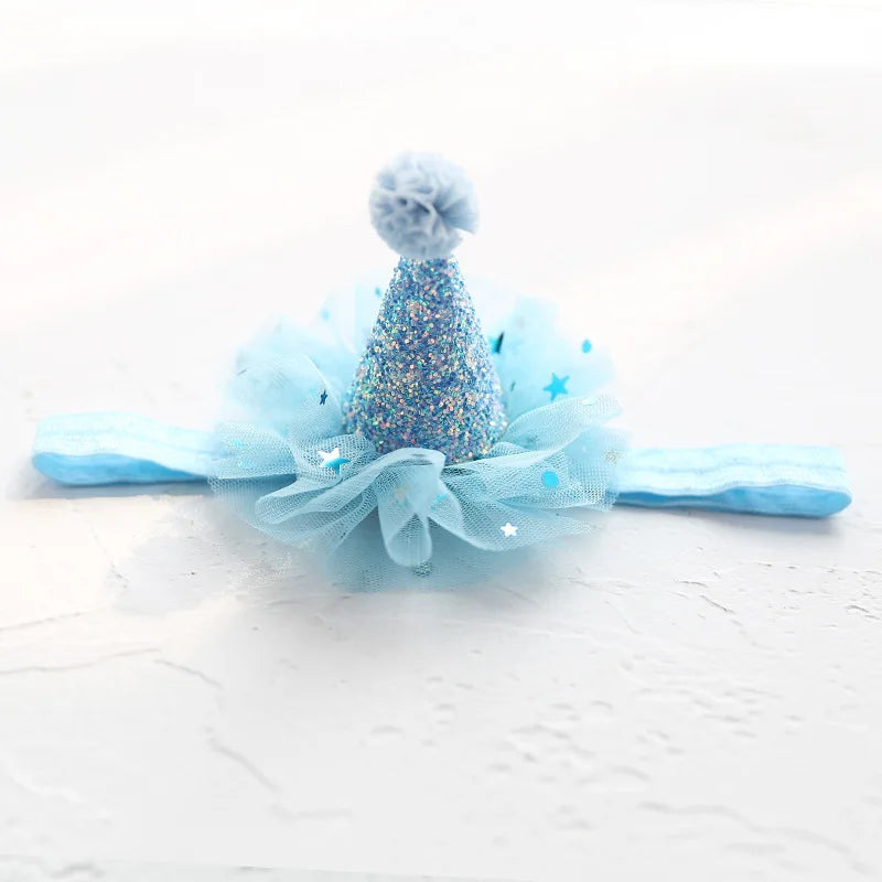 KMK - Sparkly Glitter Crown Hairpin & Headband Variety - Assorted Colours