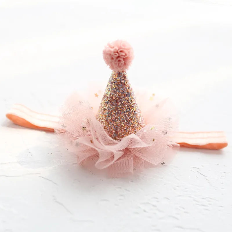 KMK - Sparkly Glitter Crown Hairpin & Headband Variety - Assorted Colours