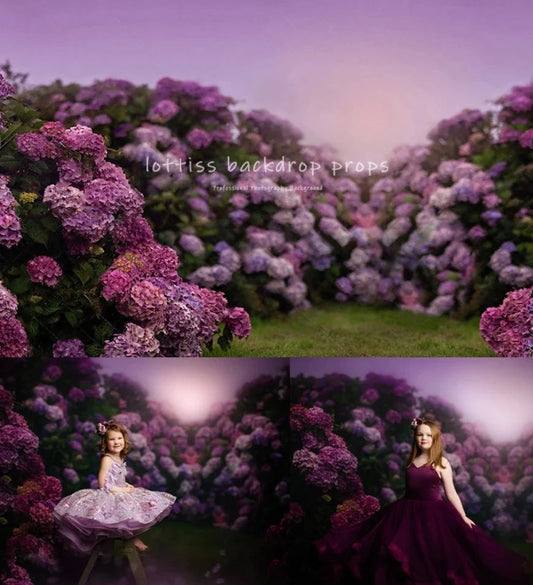 KMK - Spring Blooming Garden Backdrop