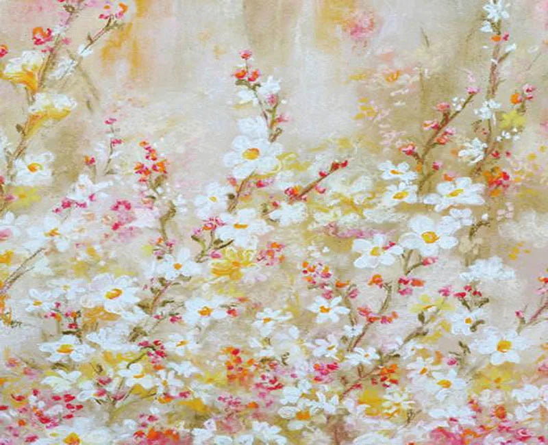 KMK - Spring Daises Watercolour Backdrop