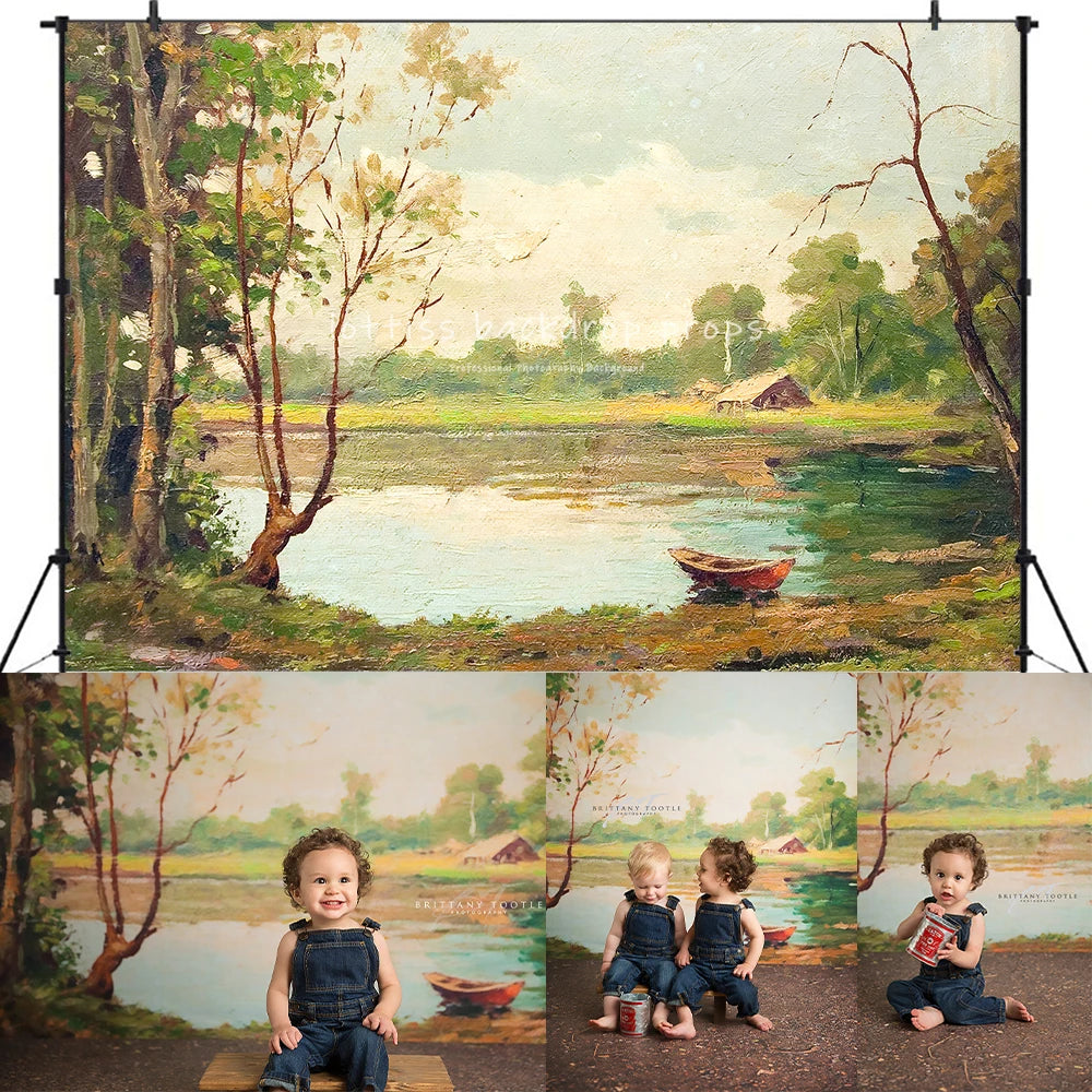 KMK - Spring Lake House Backdrop