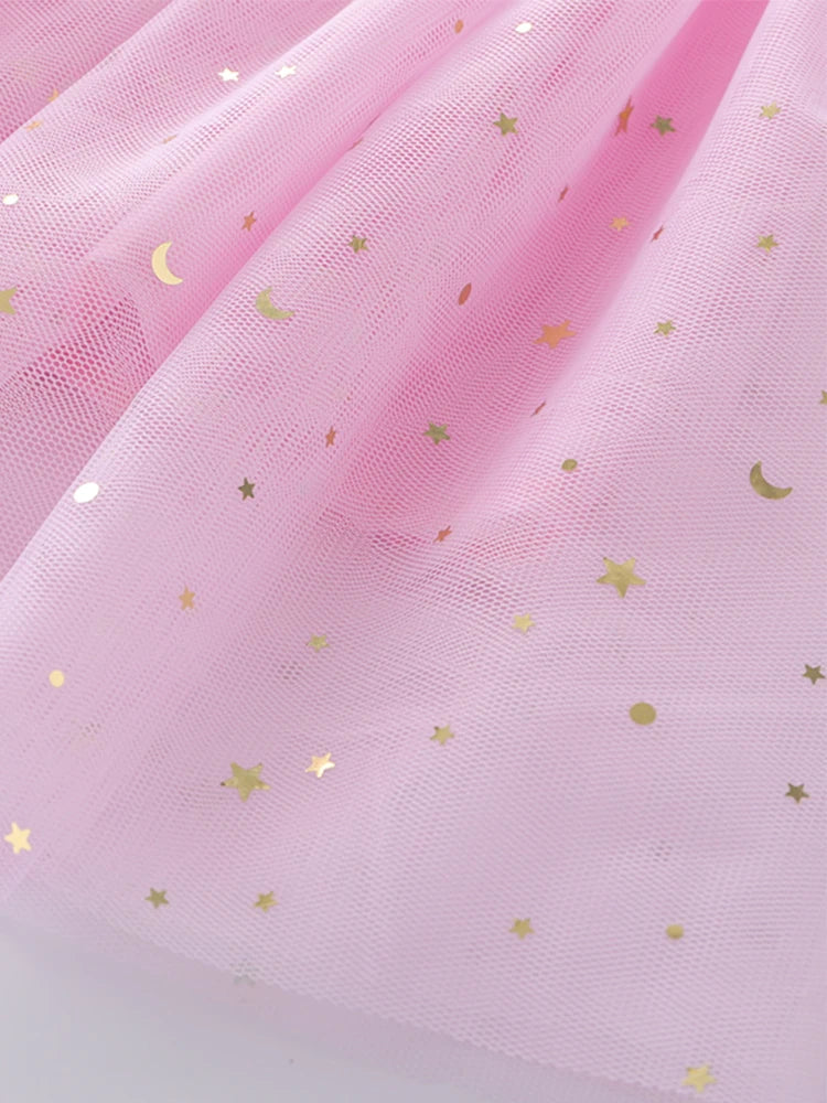 KMK - Stars Glitter Ballet Tulle Skirt