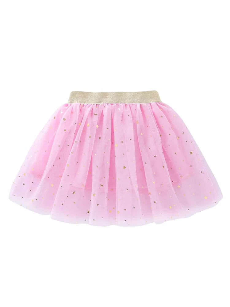 KMK - Stars Glitter Ballet Tulle Skirt