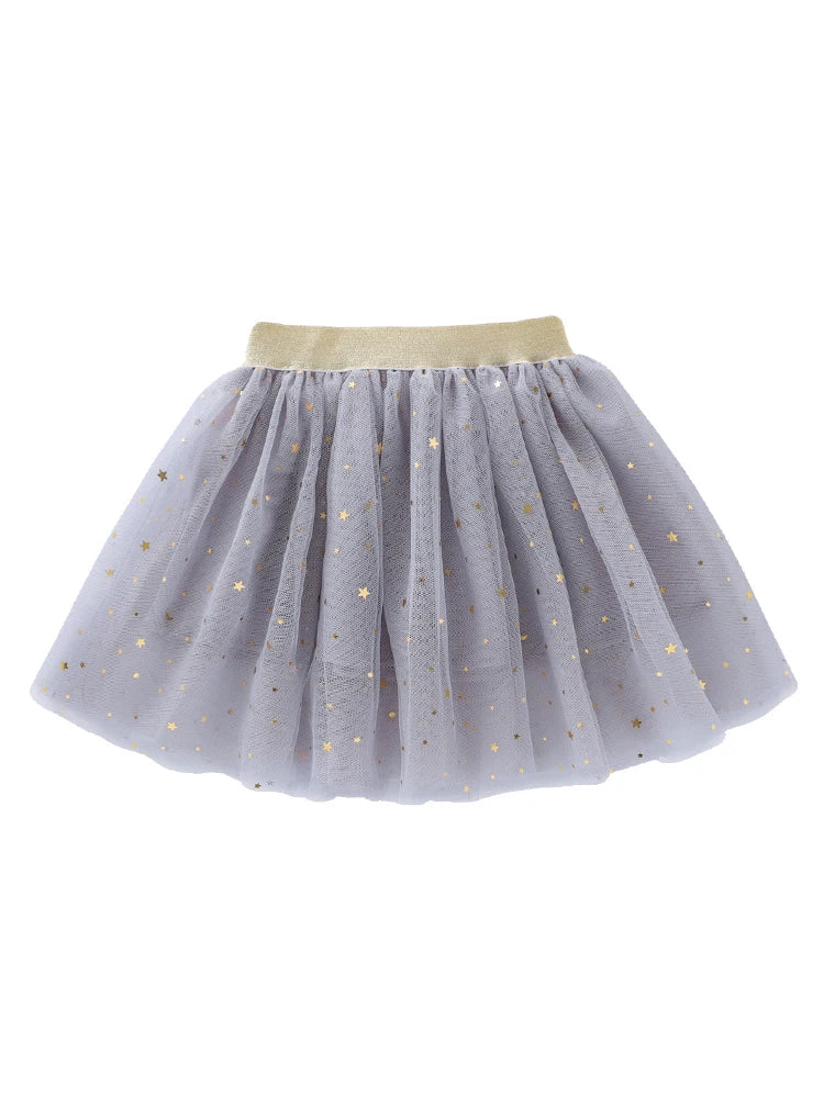 KMK - Stars Glitter Ballet Tulle Skirt