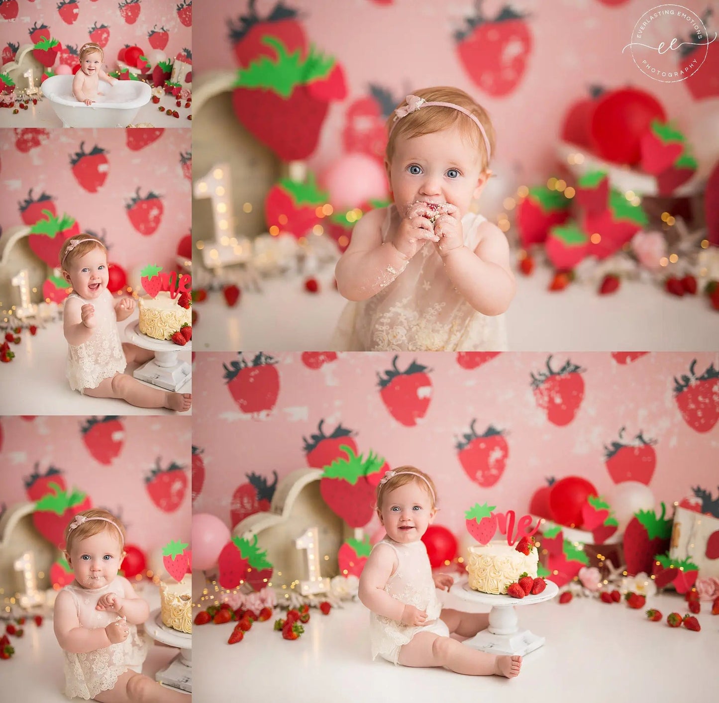 KMK - Strawberry Shortcake Backdrop