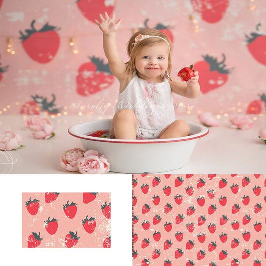 KMK - Strawberry Shortcake Backdrop