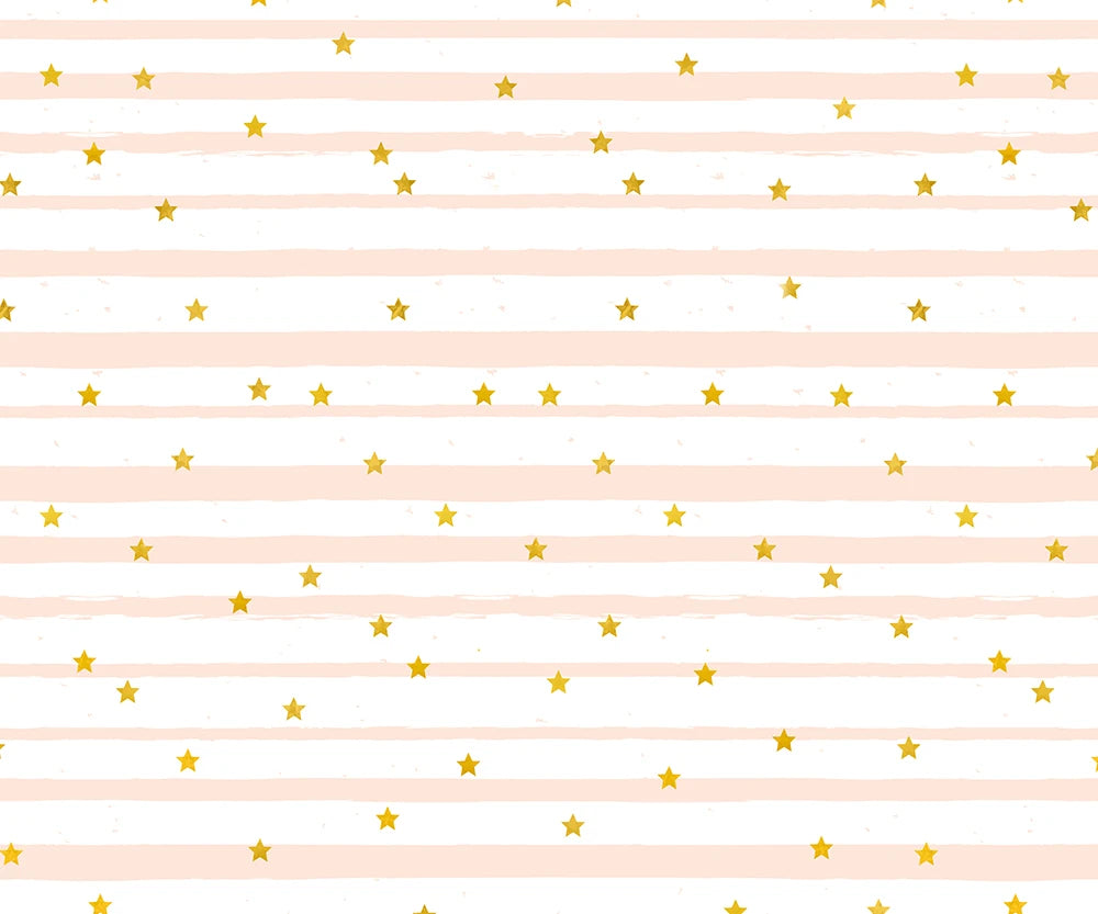 KMK - Stripes with Gold Star Backdrop