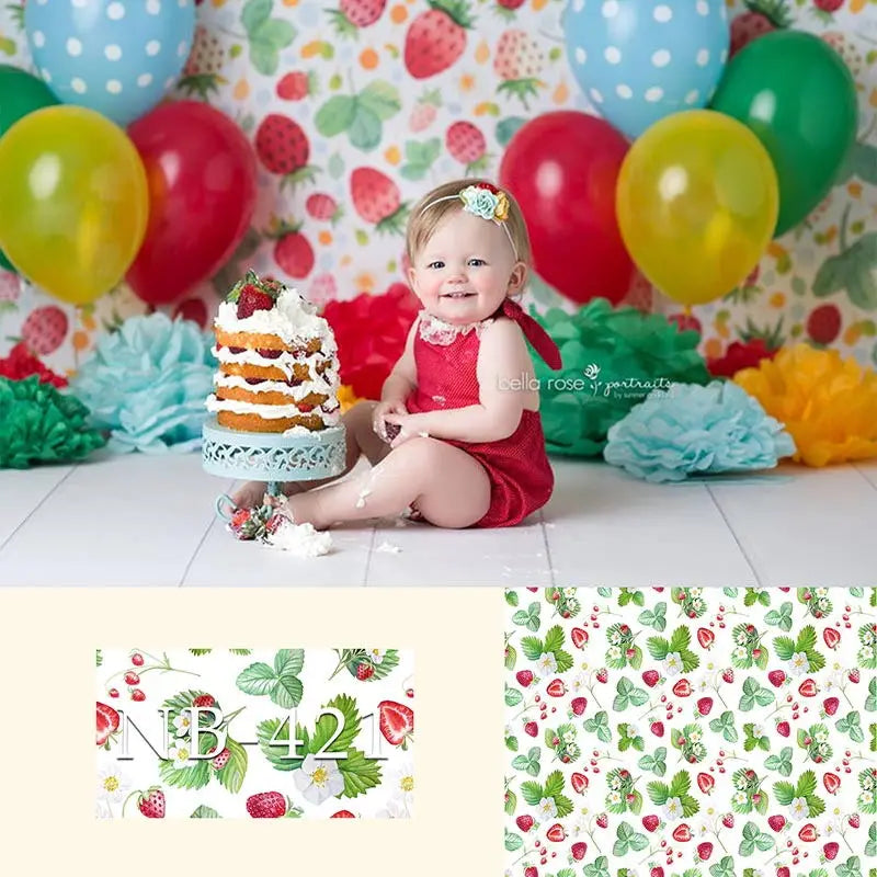 KMK - Summer Berries Backdrop