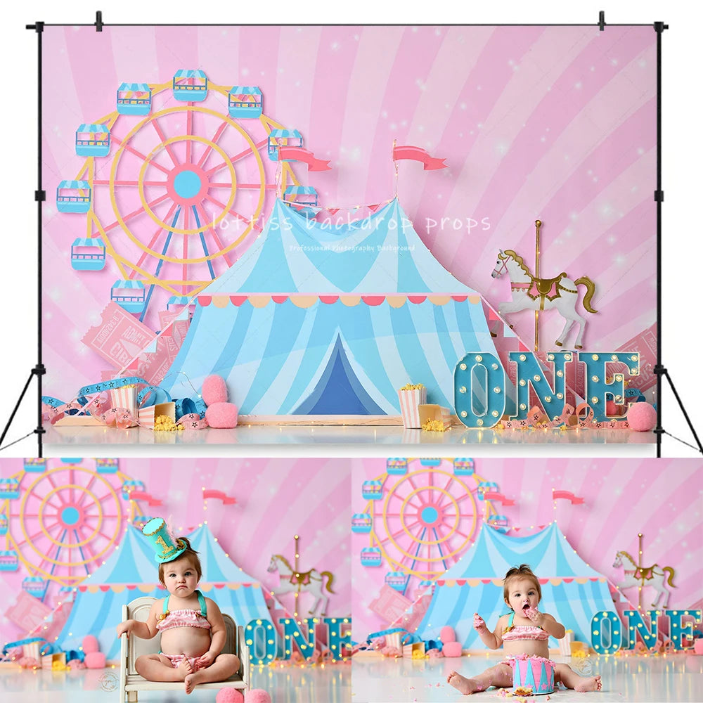 KMK - Summer Circus Backdrop