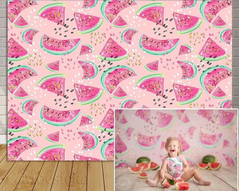 KMK - Summer Watermelon Backdrop