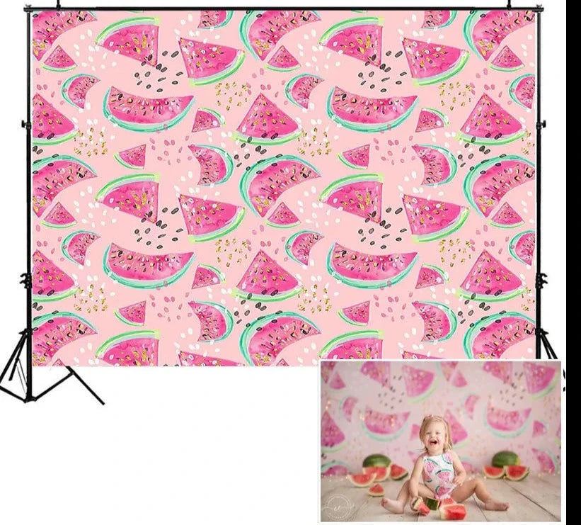 KMK - Summer Watermelon Backdrop