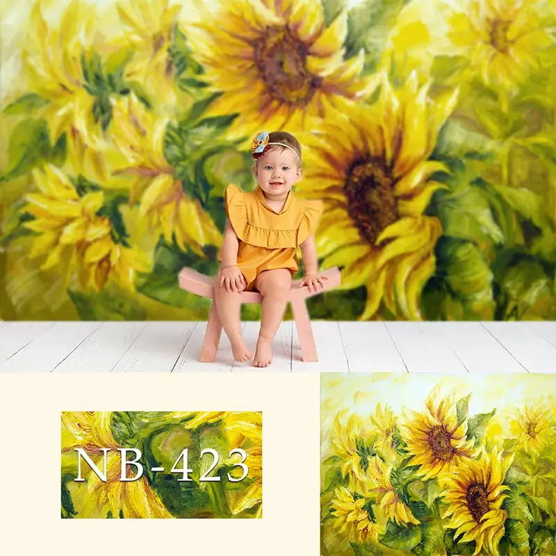 KMK - Sunflower Field Backdrop