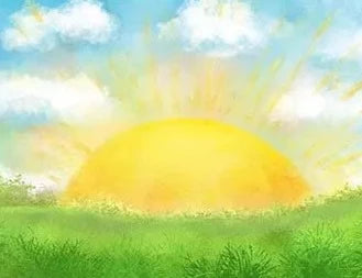 KMK - Sunshine watercolour backdrop