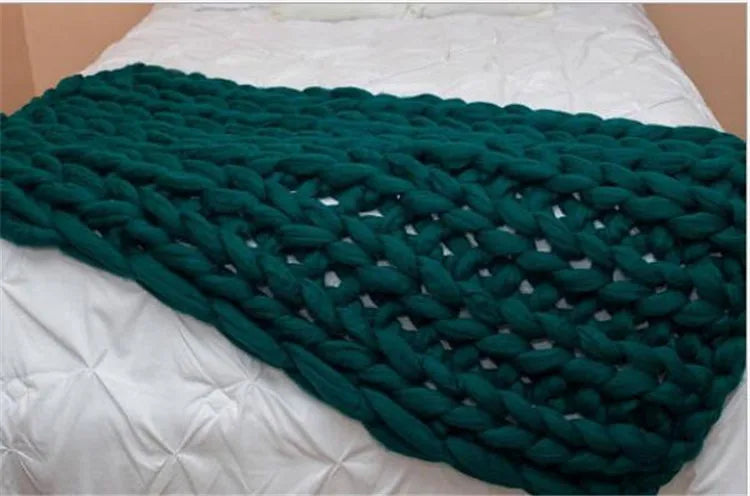 KMK - Super Thick Wool Chunky Blanket