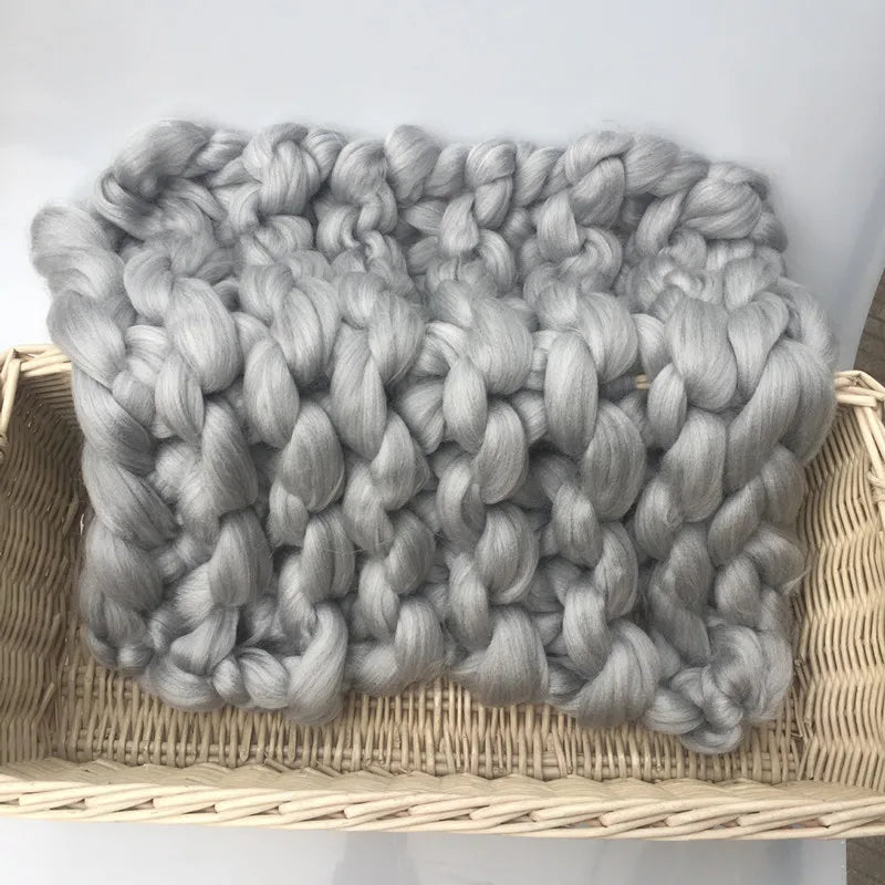 KMK - Super Thick Wool Chunky Blanket