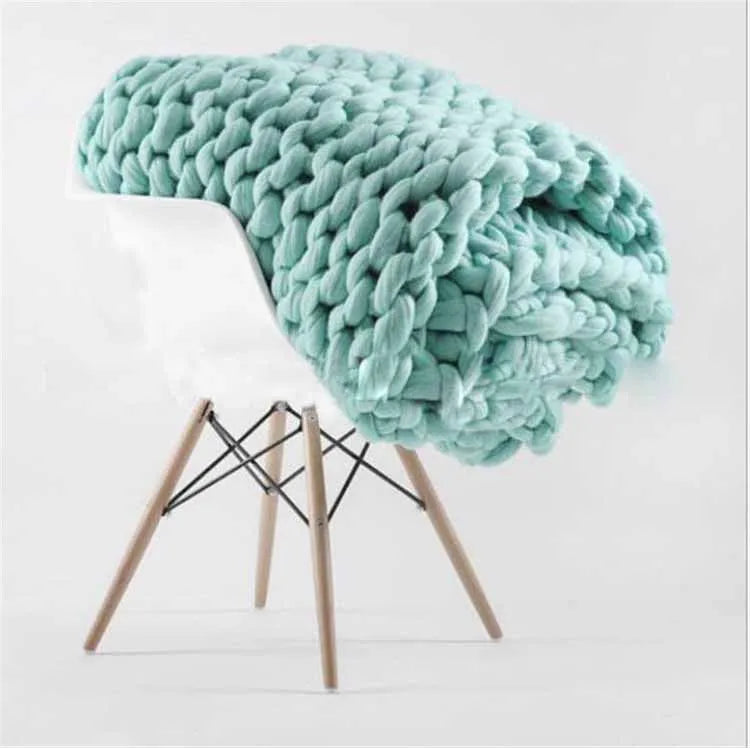 KMK - Super Thick Wool Chunky Blanket